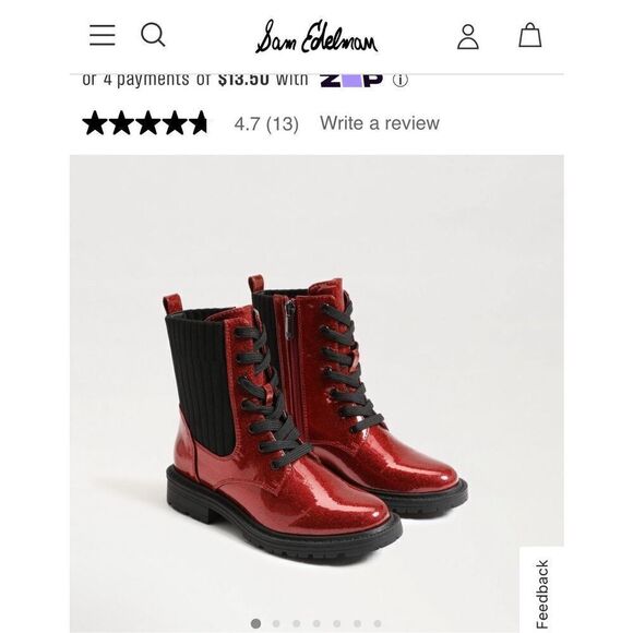 Sam Edelman boots girls size 4 - Picture 2 of 5
